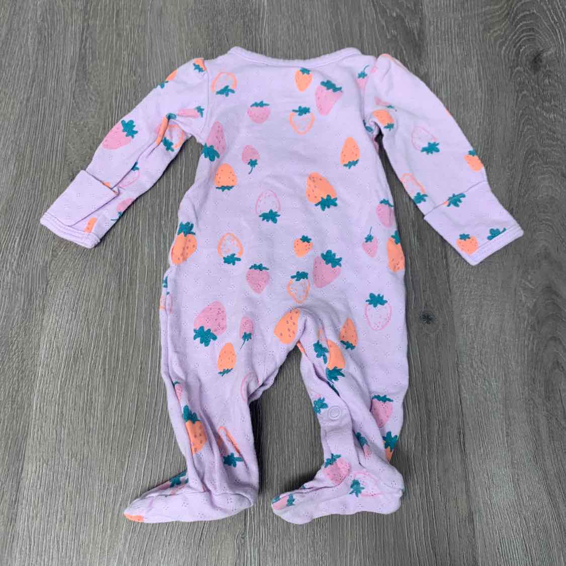 Size Preemie Purple/Pink Child of Mine Footy PJs