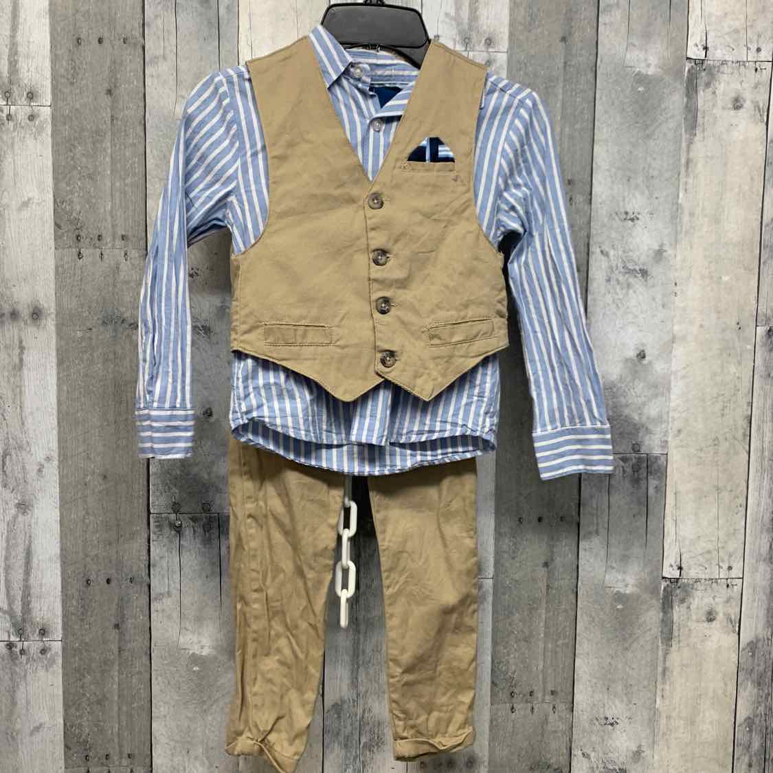 Size 4 Blue/Tan Freestyle 2pc+ Suit