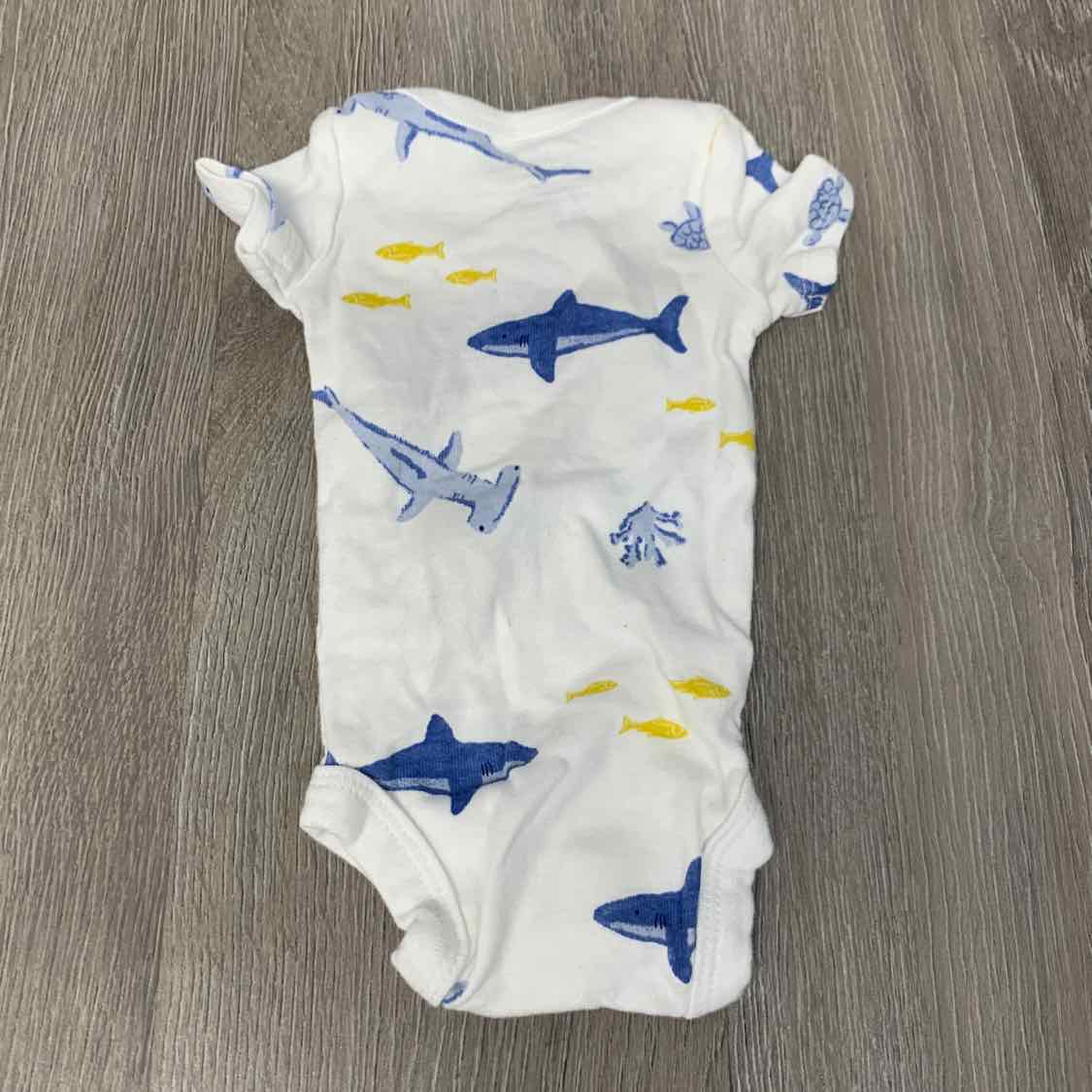 Size Preemie White Print Child of Mine Bodysuit