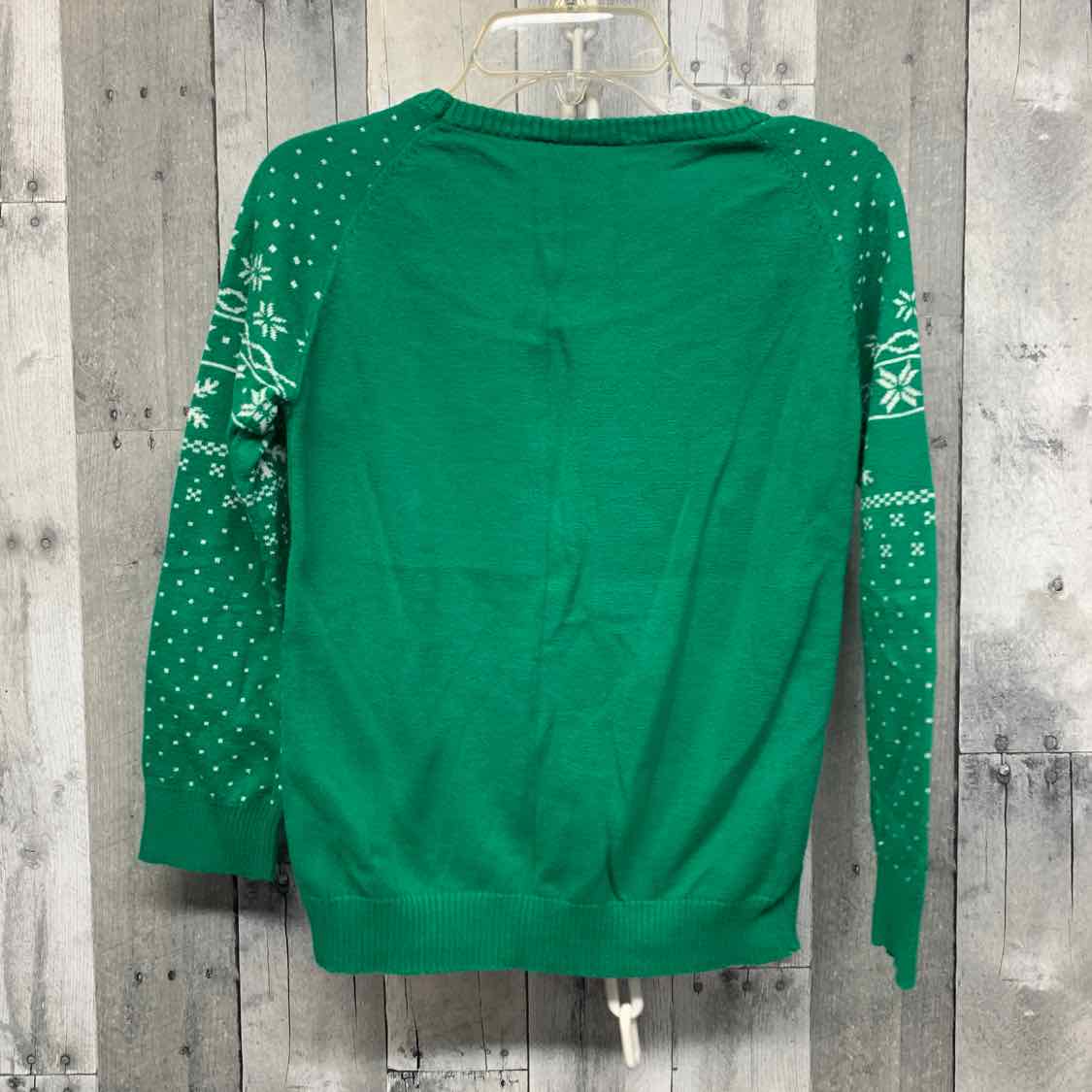 Size Large Green Graphic Holiday Brands Sweater