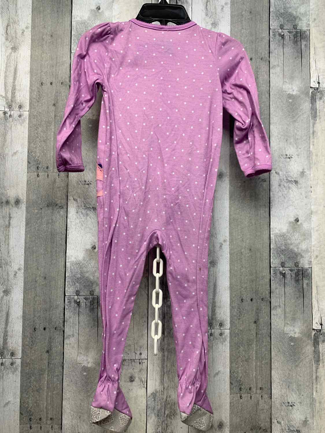 Size 4T Purple Just One You Footy PJs