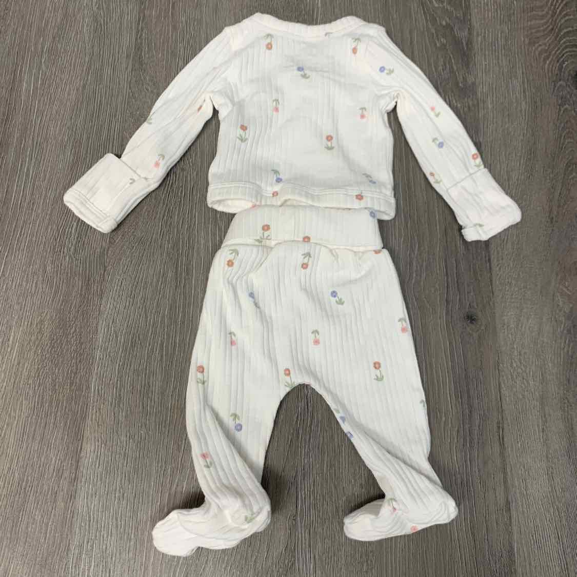 Size Preemie White Print Just One You Shirt/Pants