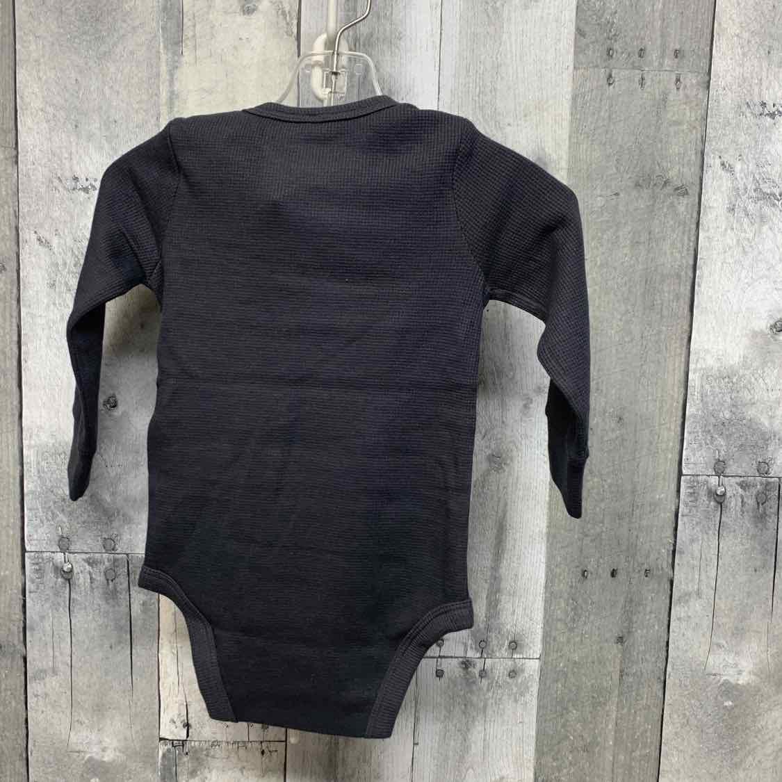 Size 12 Months Gray Simple Joys Bodysuit