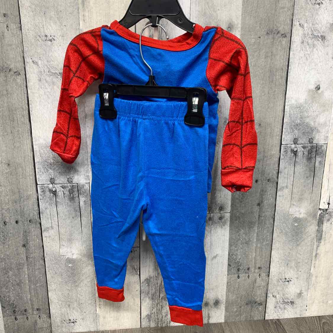 Size 2T Blue/Red Marvel 2pc PJs