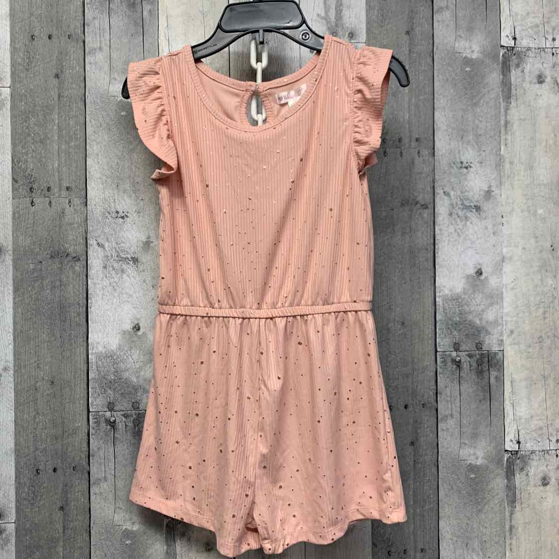 Size 10 Pink/Gold Nannette Romper