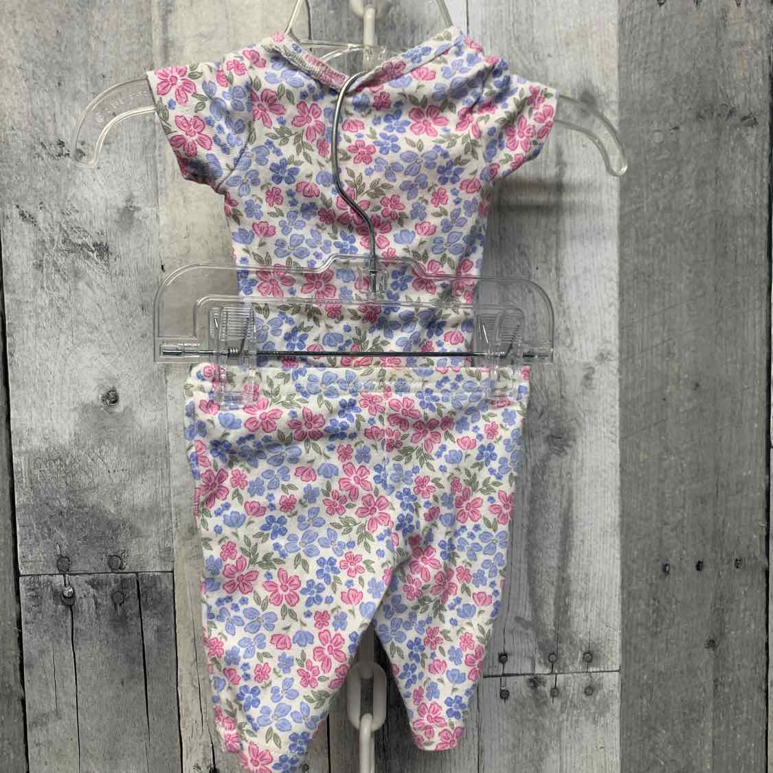 Size Newborn Pink/Blue Just One You Shirt/Leggings