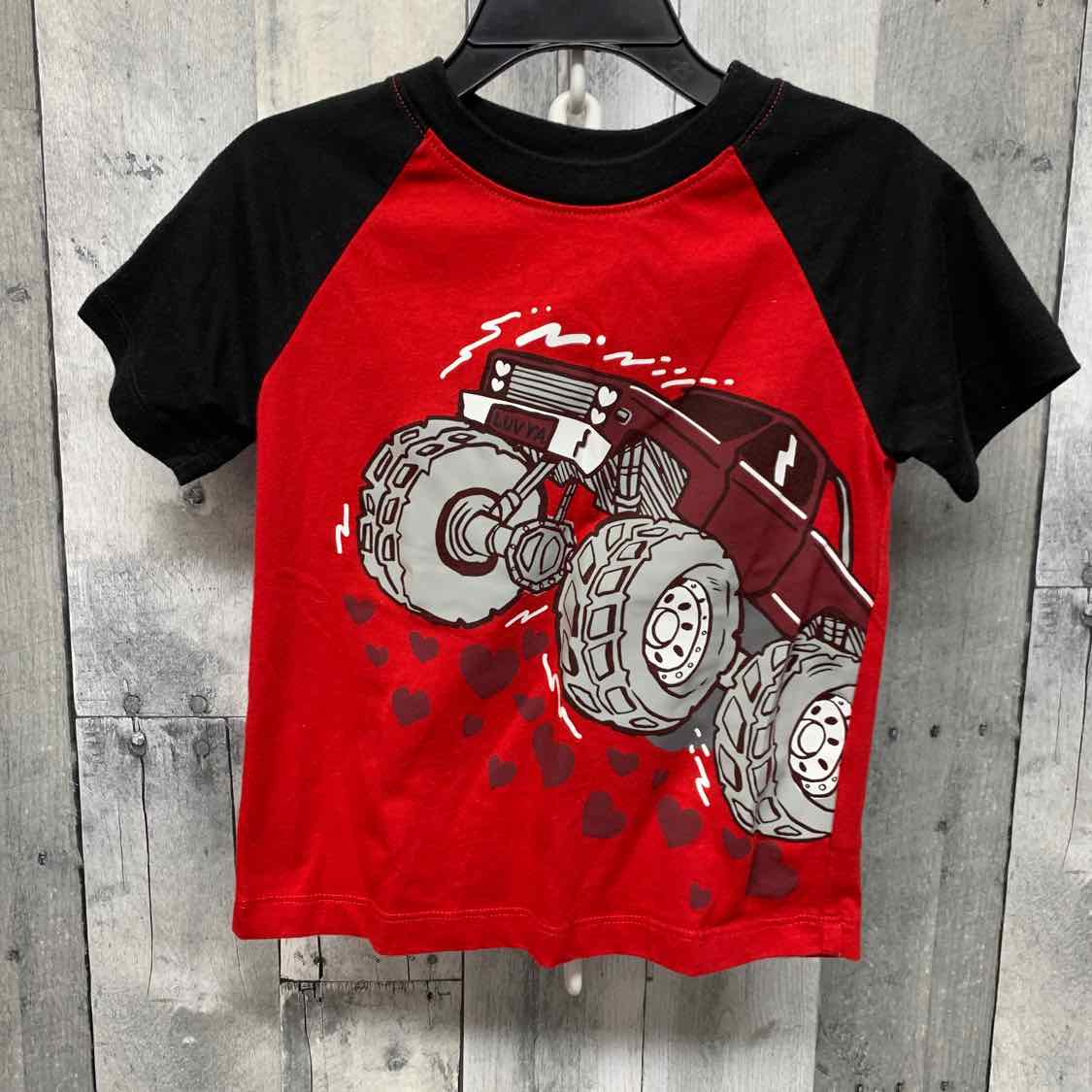 Size 3T Red/Black Holiday Brands T Shirt