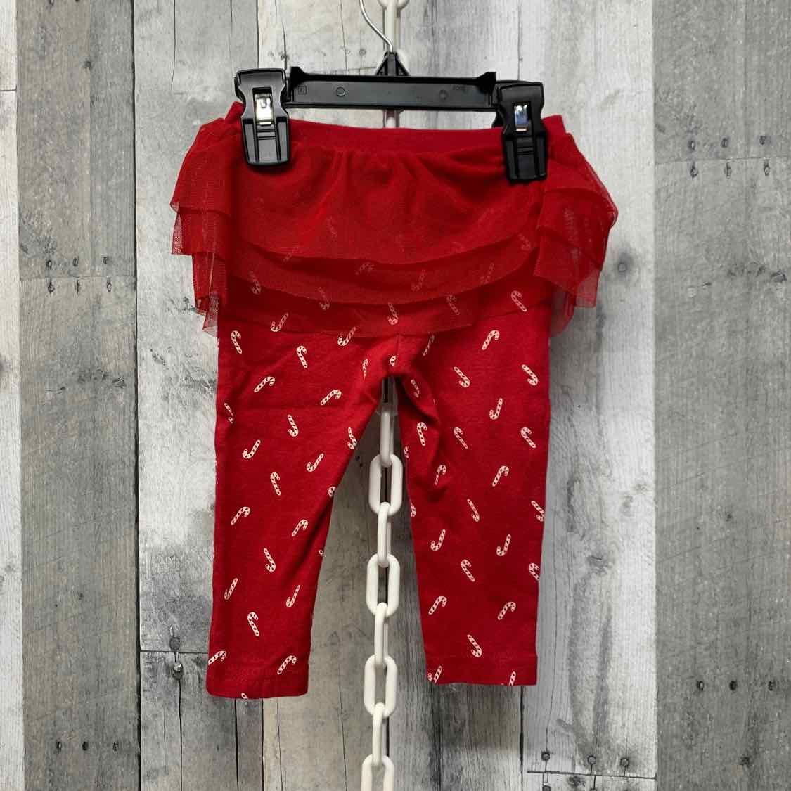 Size 12 Months Red/White Carter's Leggings
