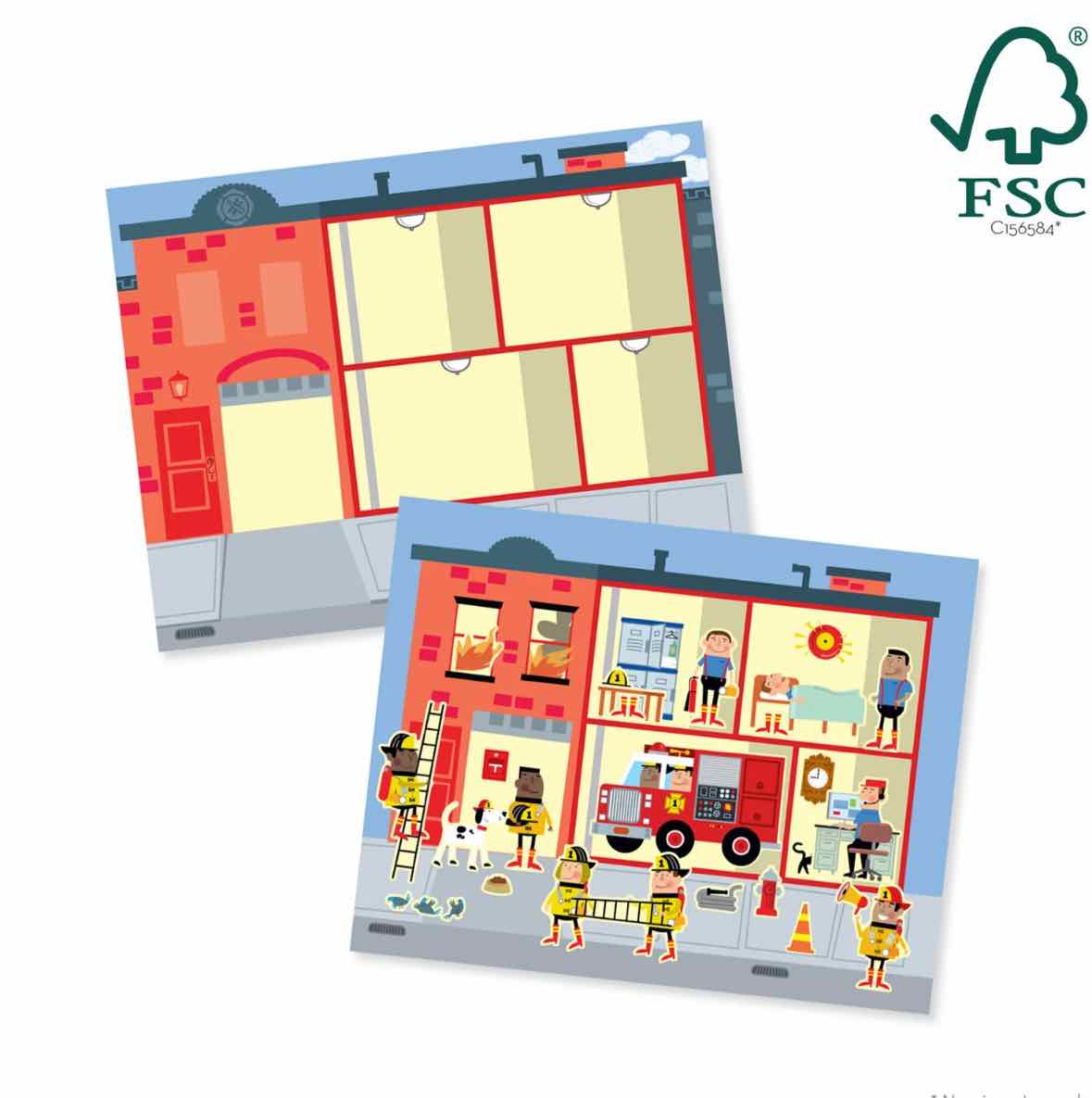 Melissa & Doug My Town Reusable Sticker Pad