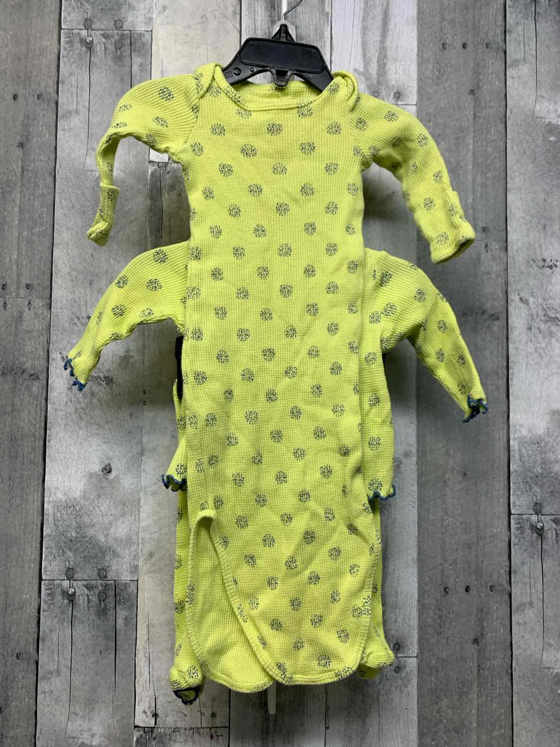 Size 0-3 Months Yellow/Blue B Brand Shirt/Leggings