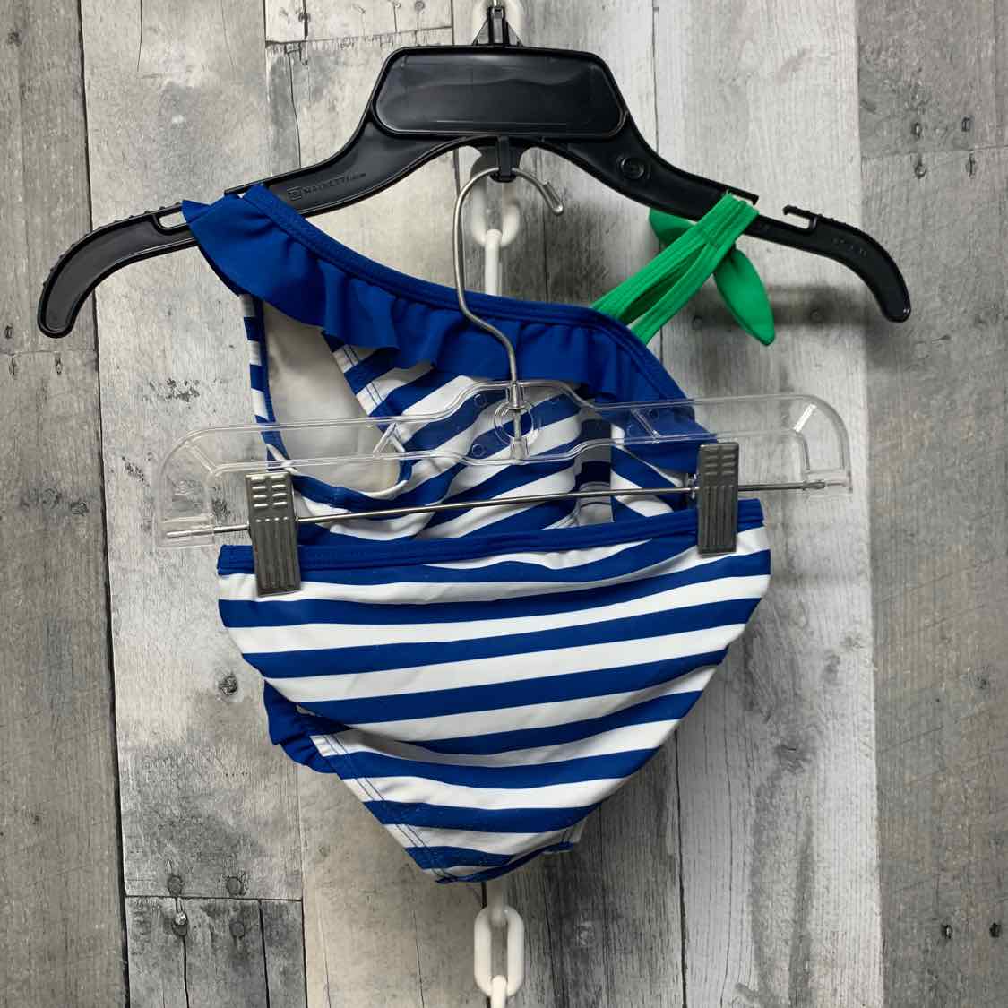 Size 4T Blue Striped Old Navy Swim Suit - 2pc+