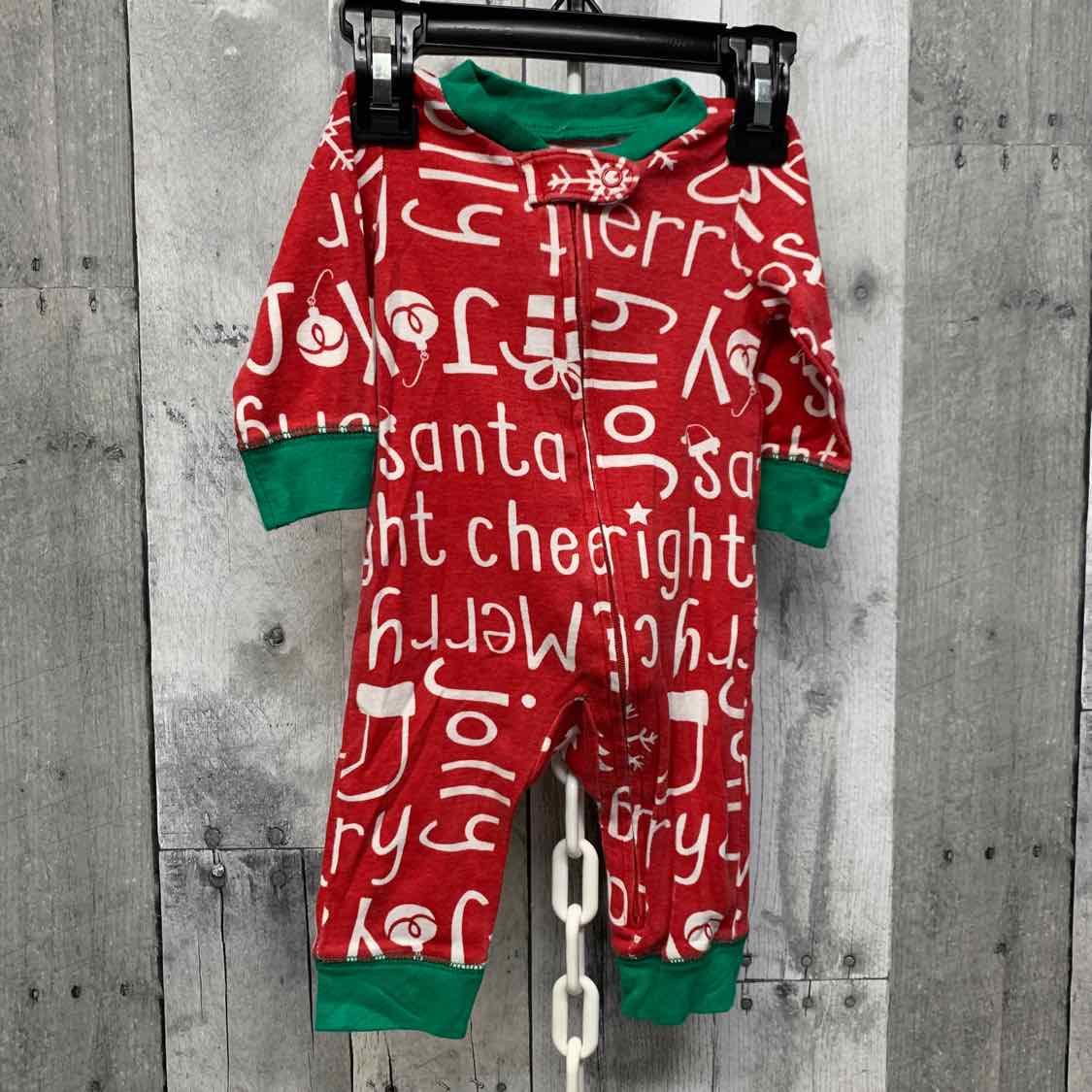 Size 3 Months Red/Green Carter's Romper