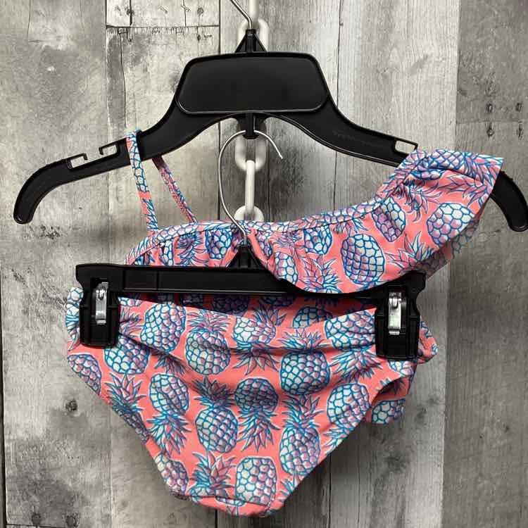 Size 5 Blue/Pink Carter's Swim Suit - 2pc+ - OodlesCB