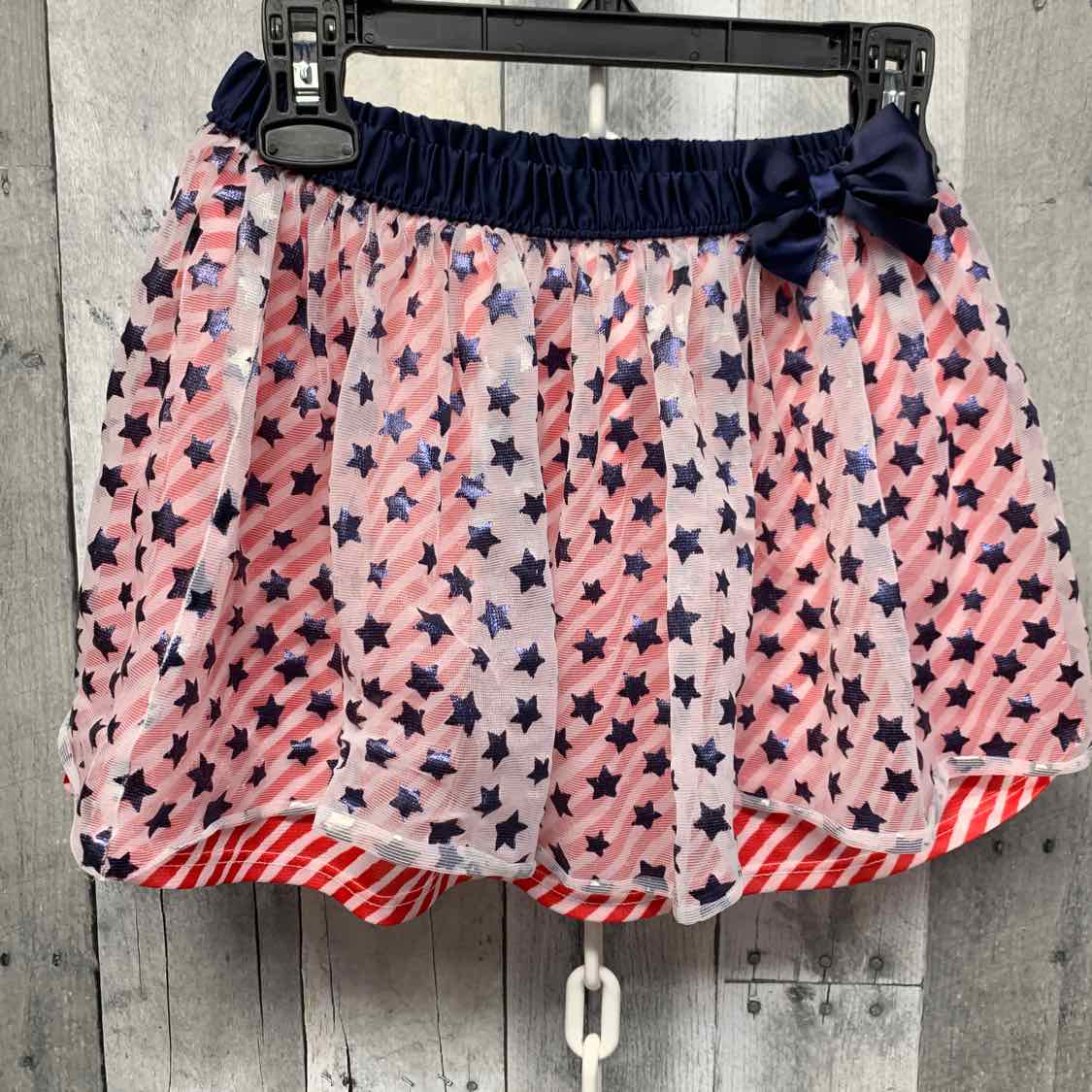 Size 5T Red/White/Blue Holiday Brands Skirt