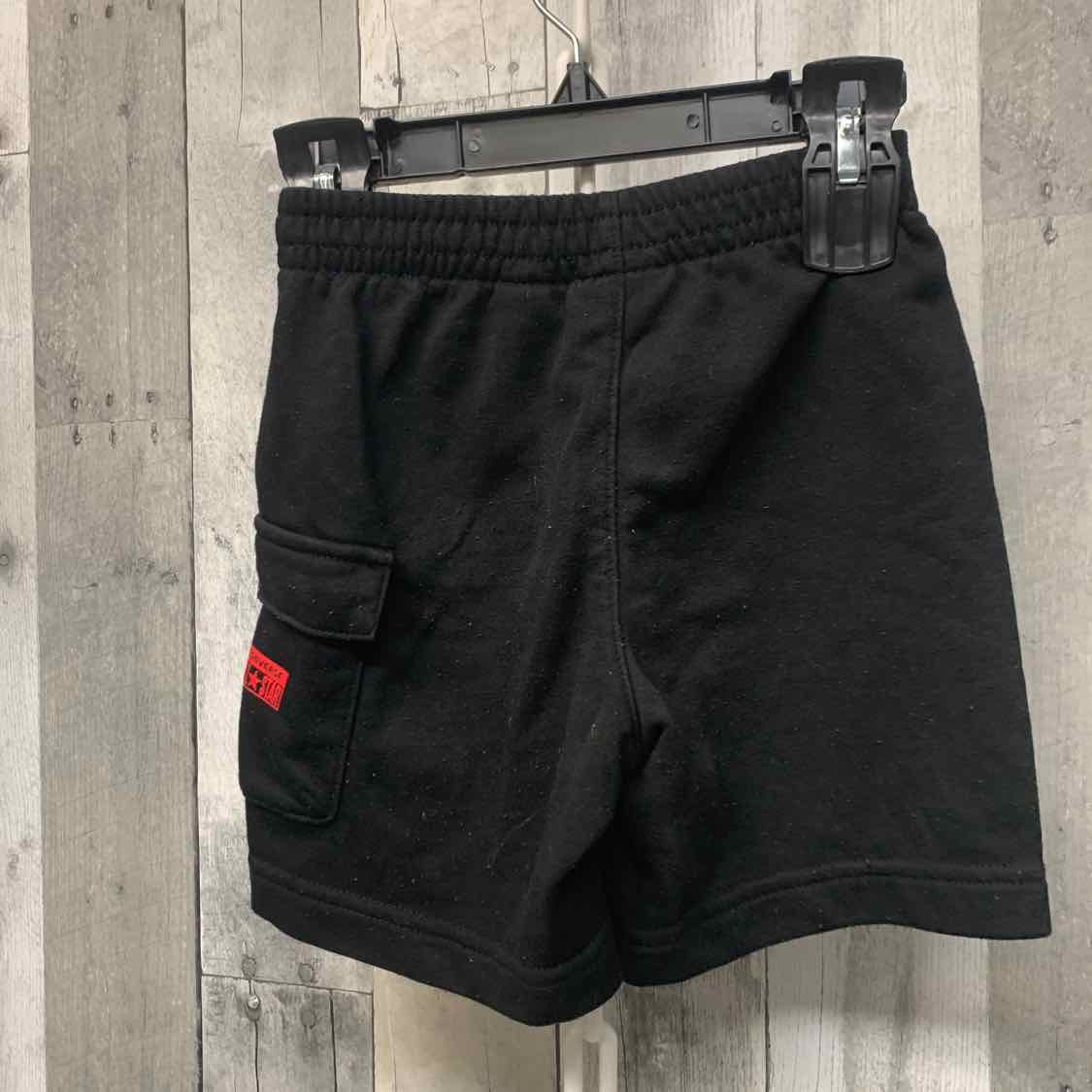 Size 6 Black/Red Converse Shorts - Athletic