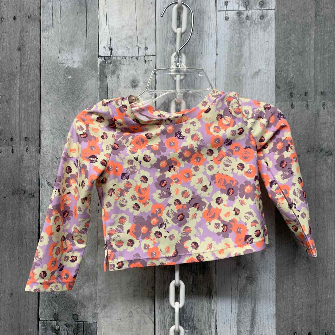 Size 12-18 Months Purple/Yellow Gap Swim Top