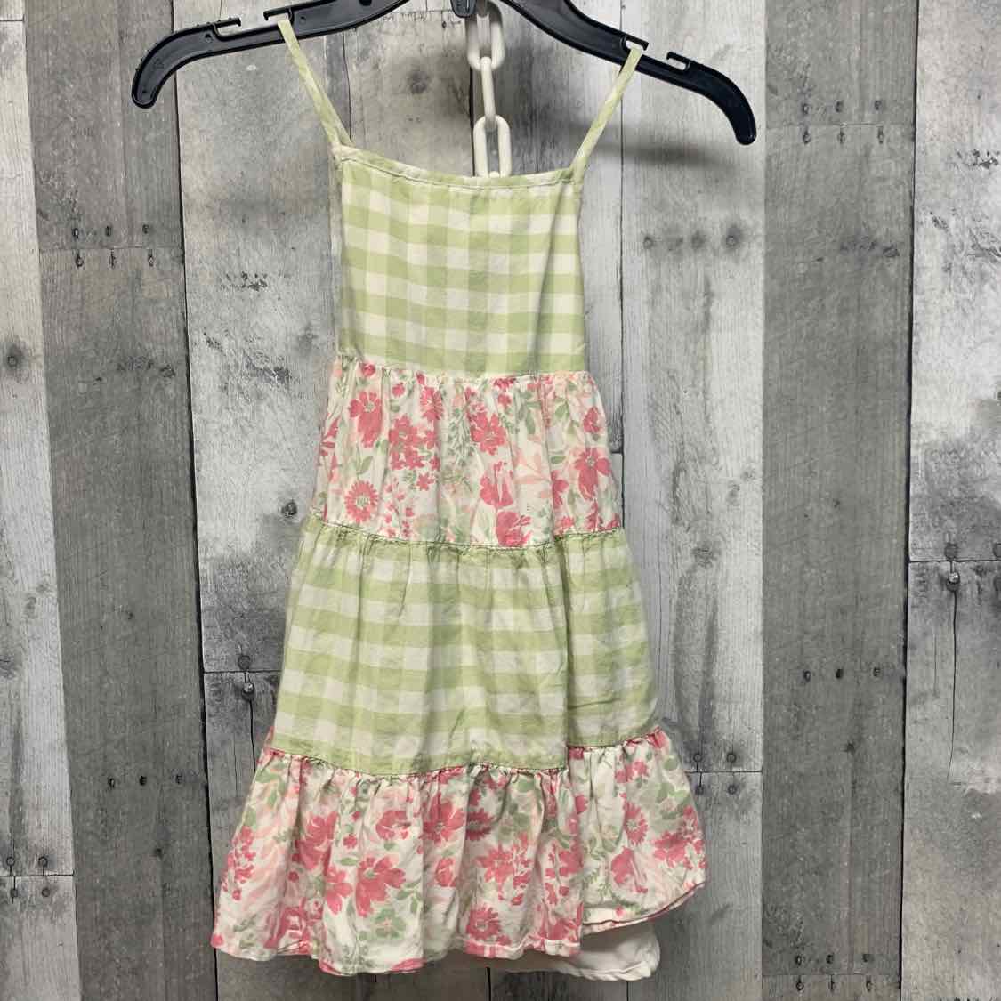 Size 4T Green/Pink B Brand Dress
