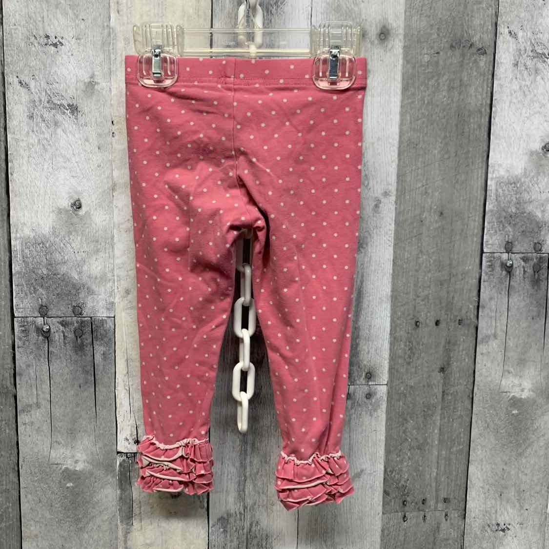 Size 2 Pink Print Matilda Jane Leggings