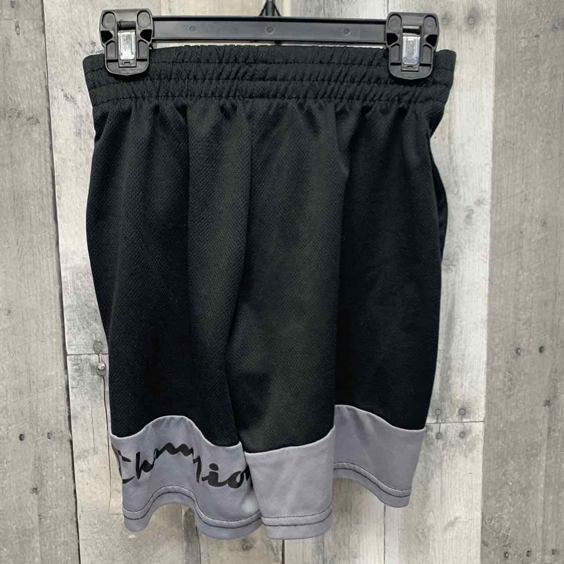 Size 7/8 Black/Gray Champion Shorts - Athletic