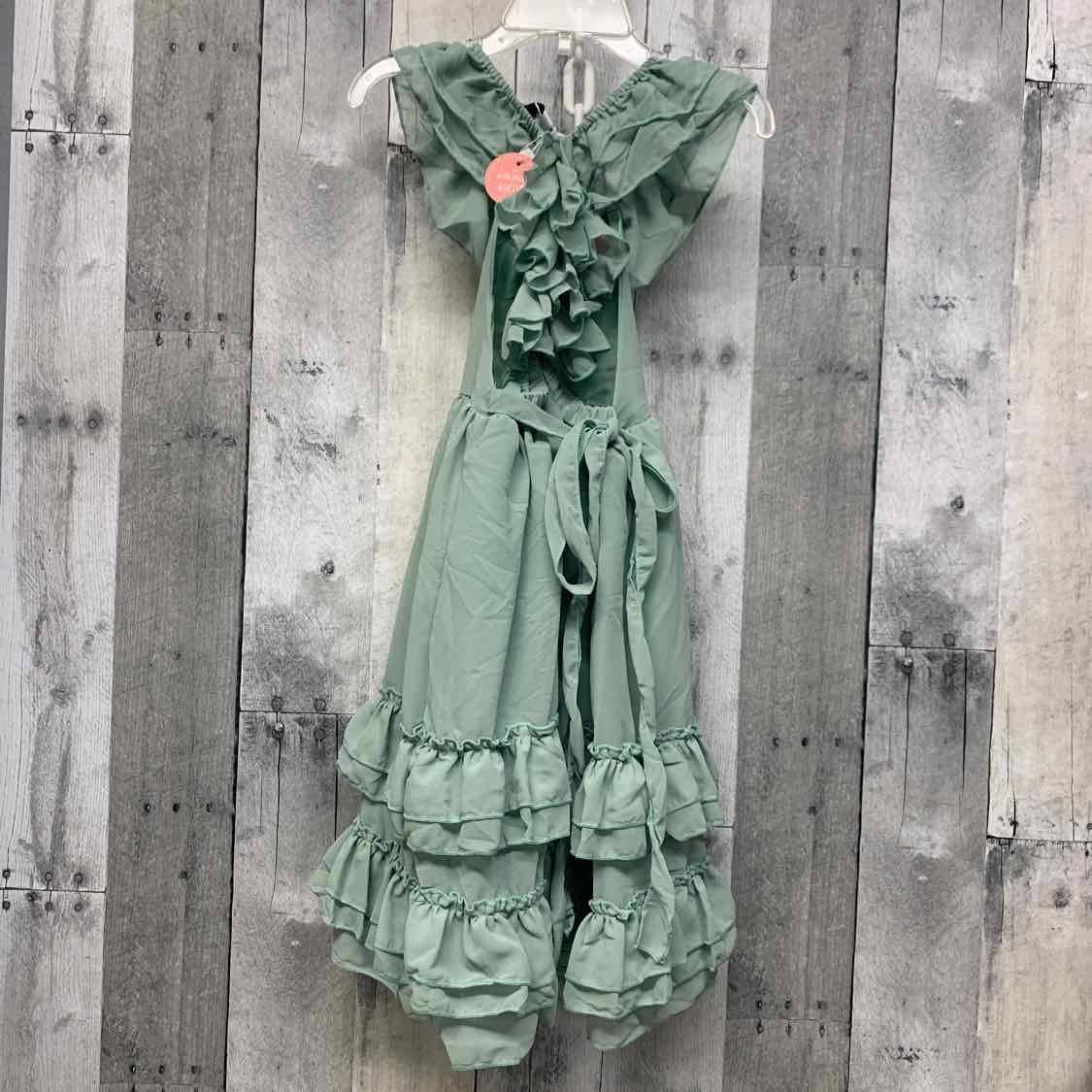 Size 2T Green Bailey's Blossoms Dress