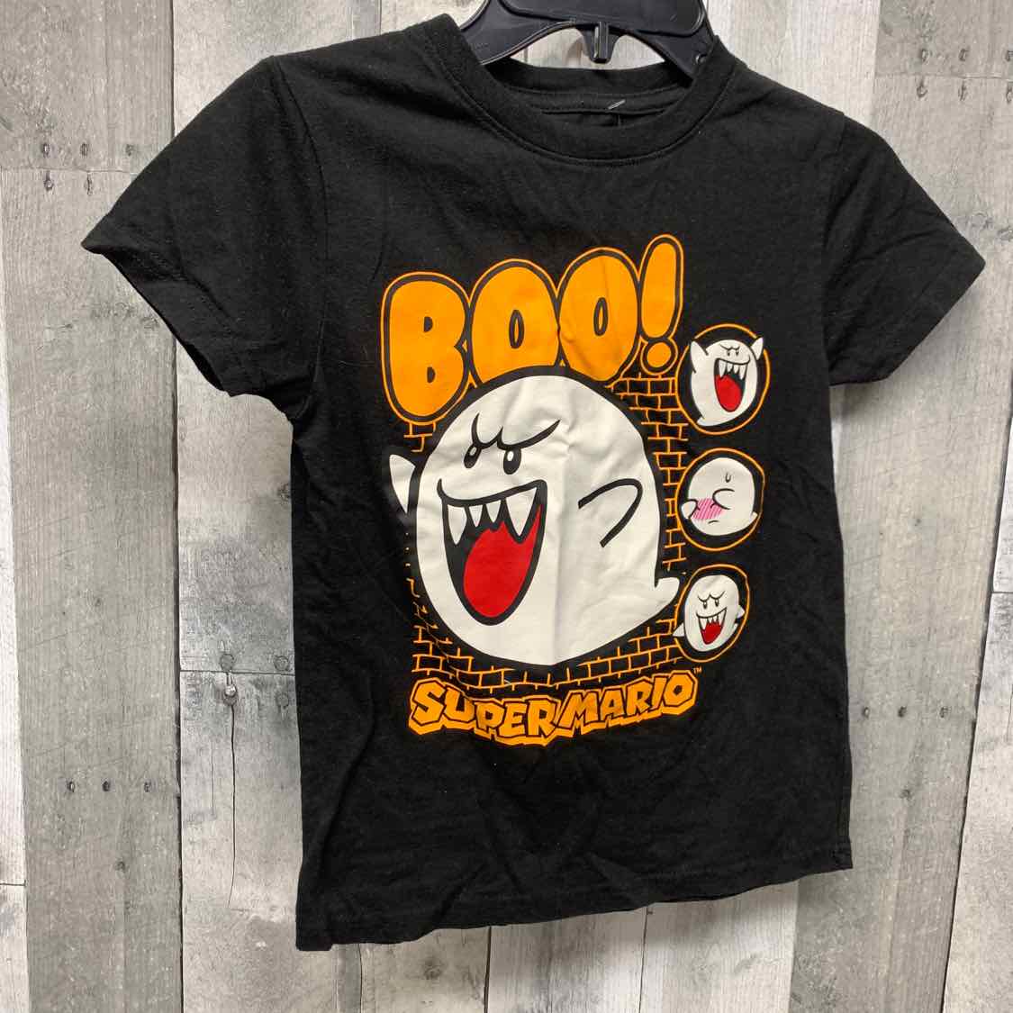Size XSmall Black Graphic Super Mario T Shirt