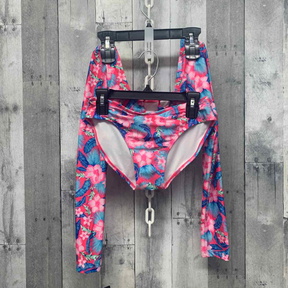 Size Large Pink/Blue Cat & Jack Swim Suit - 2pc+