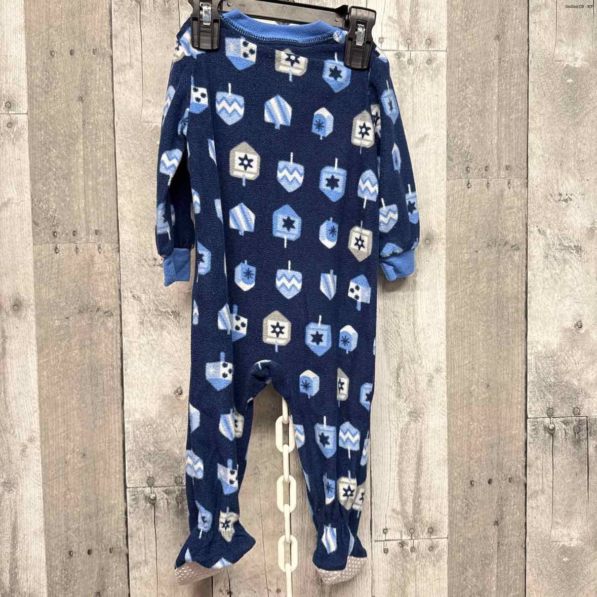 Size 6-12 Months Blue Print Holiday Brands Footy PJs