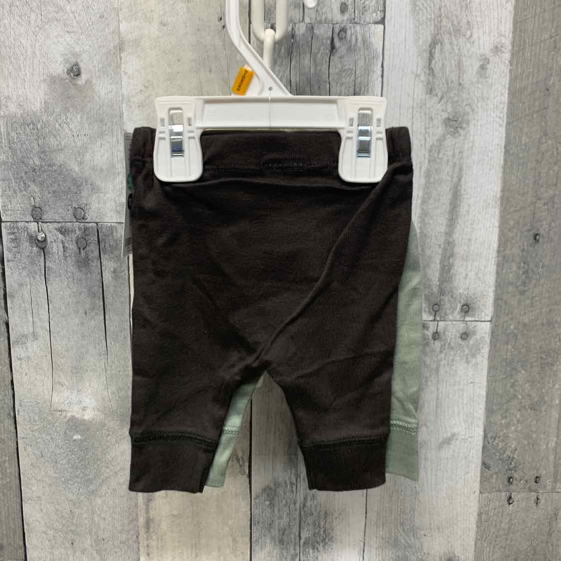 Size Newborn Green/Black Carter's Pants