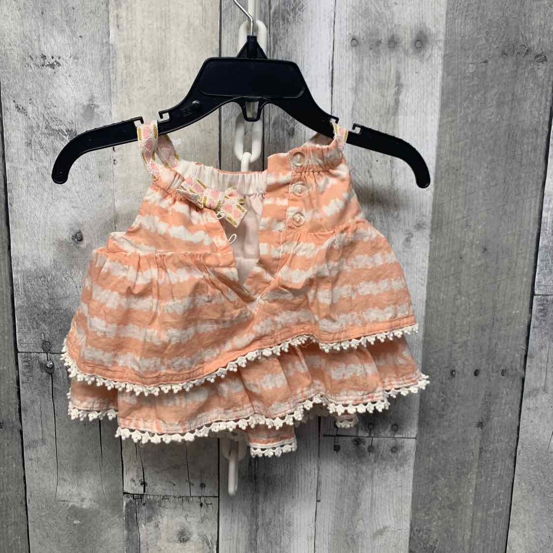 Size 0-3 Months Pink/White Tommy Bahama Dress