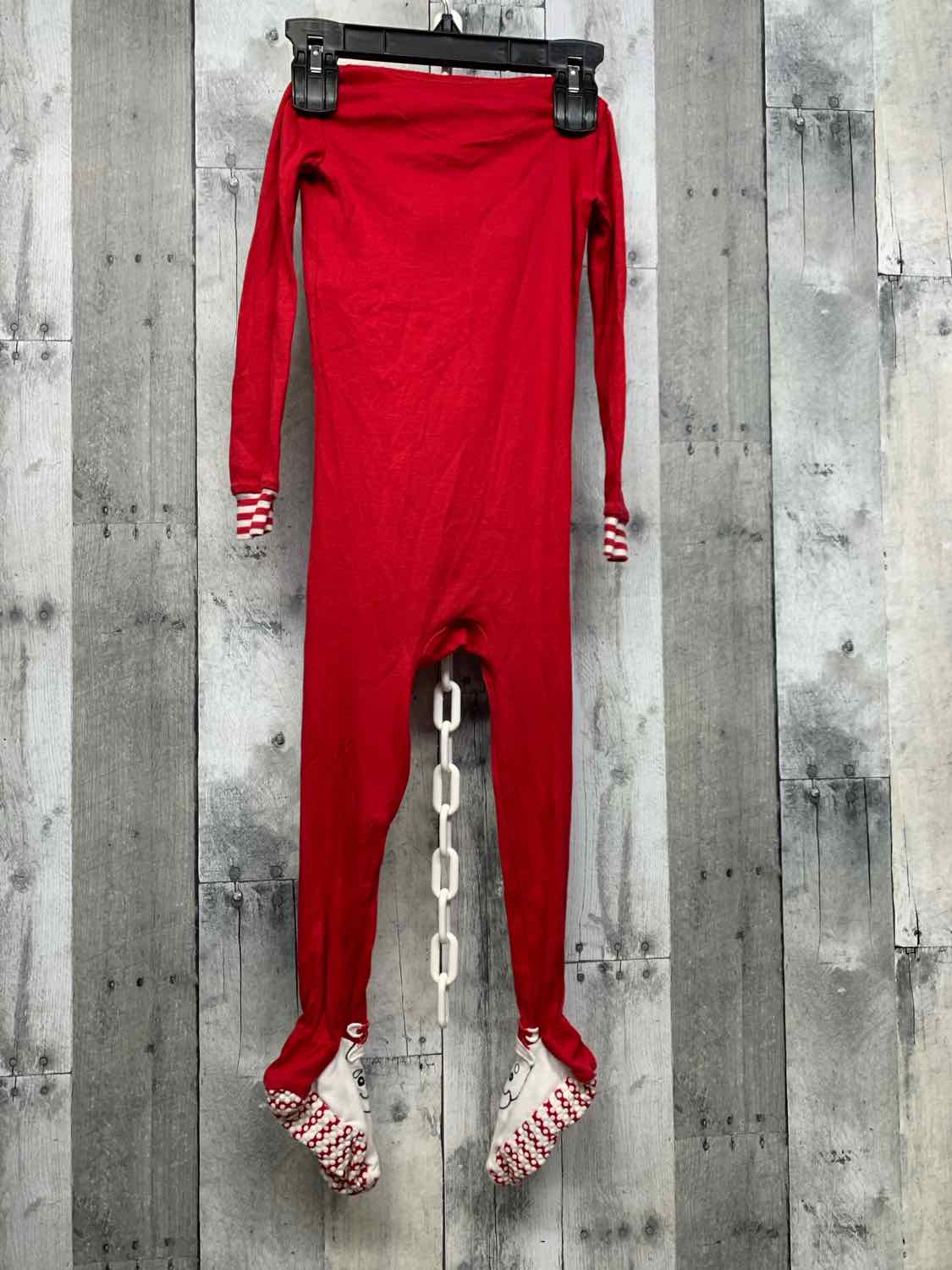 Size 3T Red/White Children's Place Footy PJs