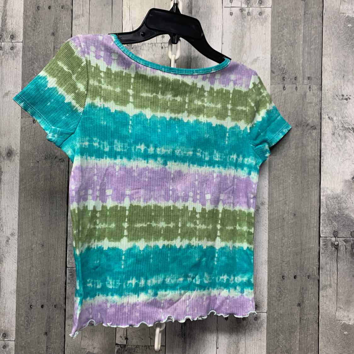 Size 10/12 Blue/Purple SO Short Sleeve Shirt - OodlesCB