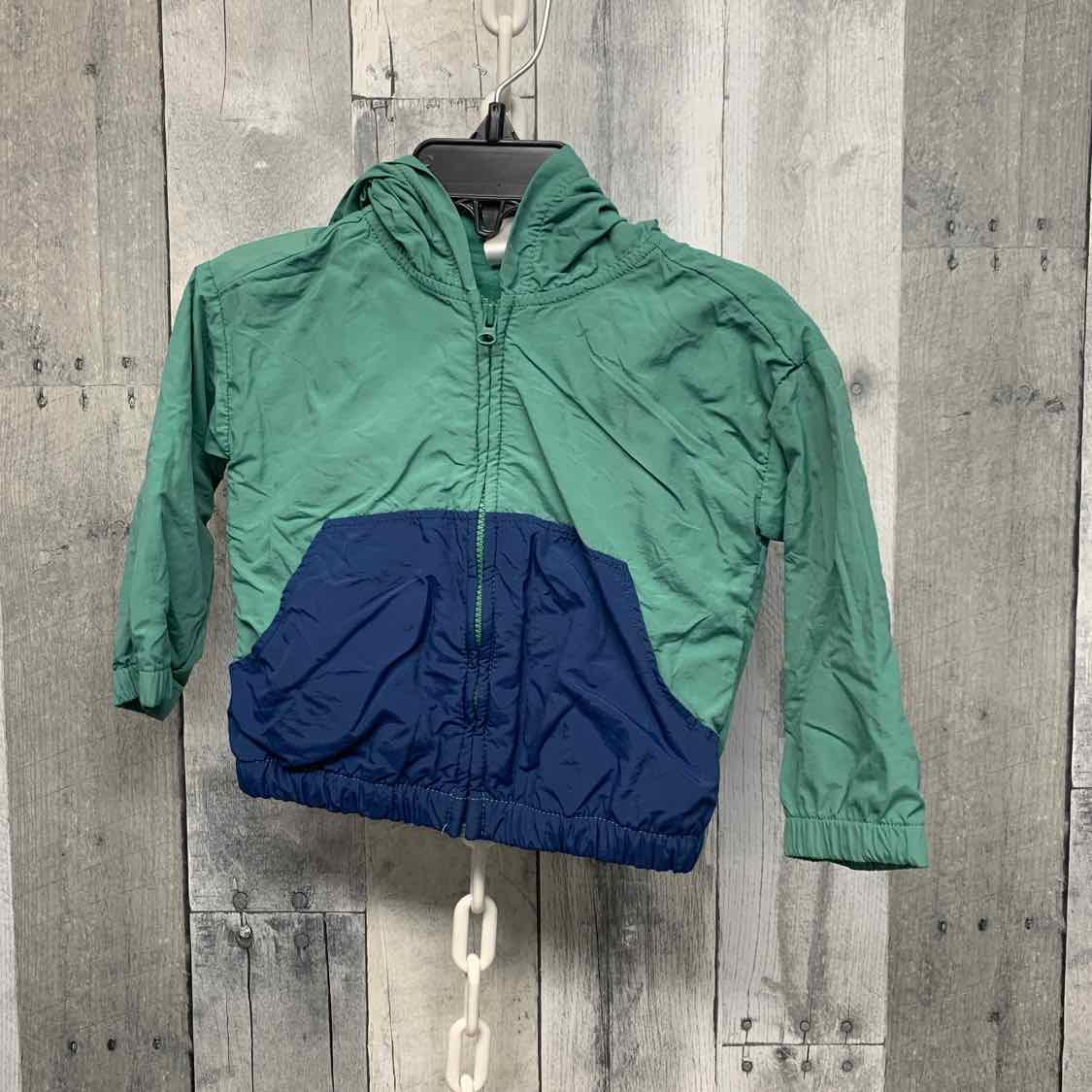 Size 12 Months Green/Navy Just One You Light Jacket