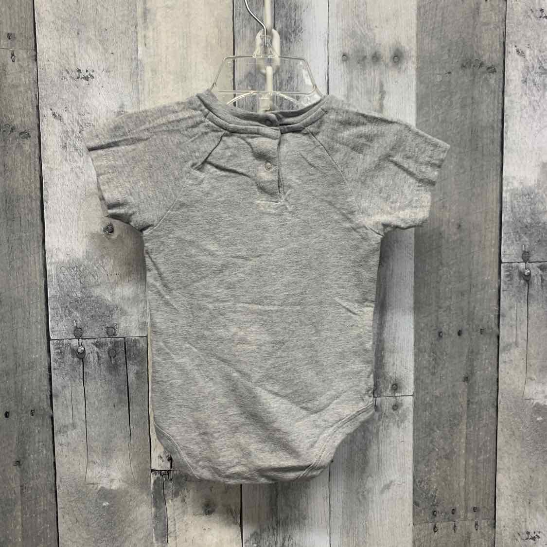 Size 12 Months Gray Sport Brand Bodysuit - OodlesCB