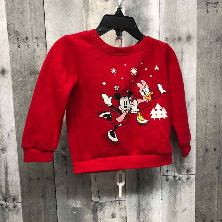 Size 18 Months Red/White Disney Pull Over
