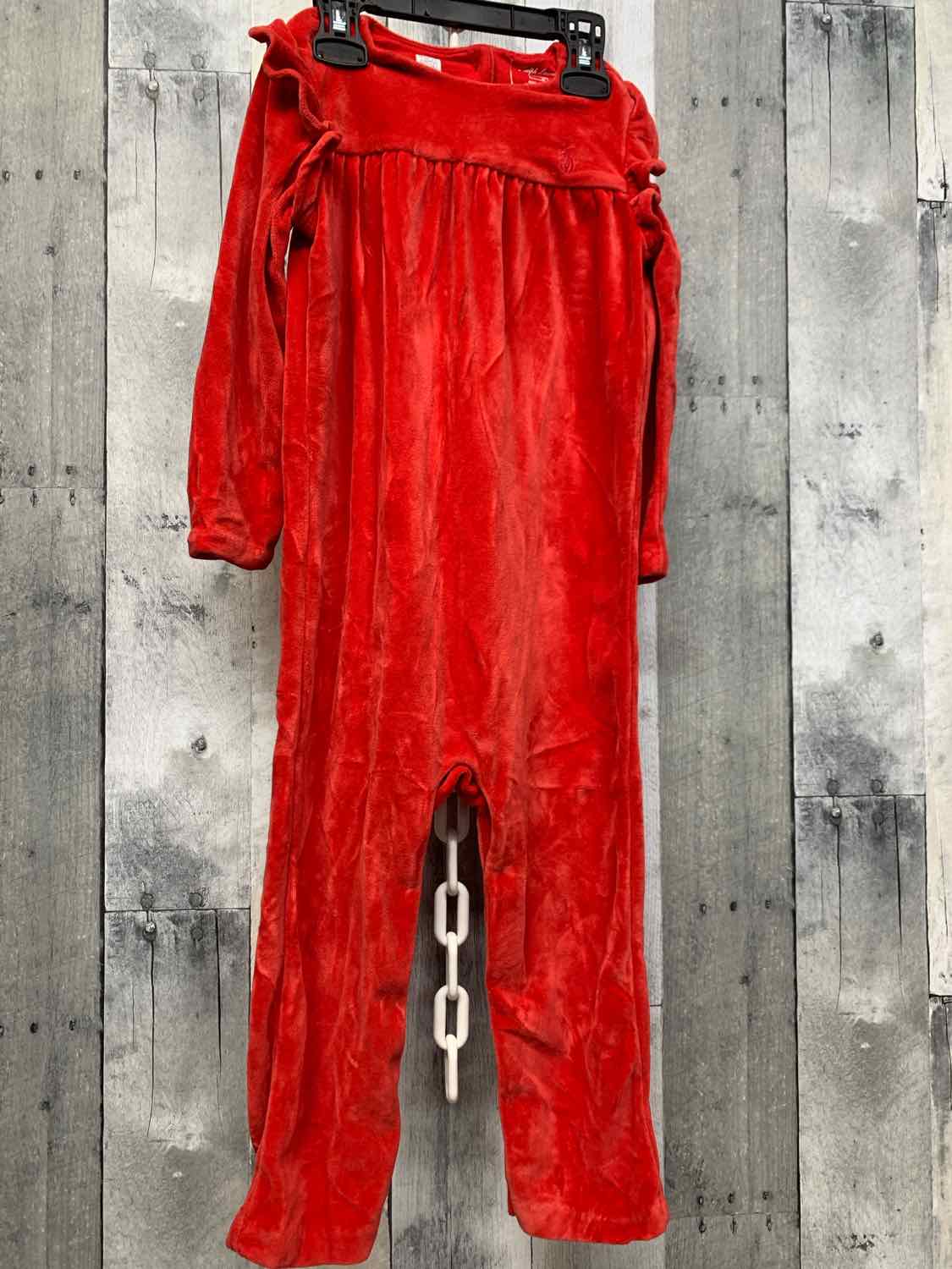 Size 24 Months Red Ralph Lauren Romper