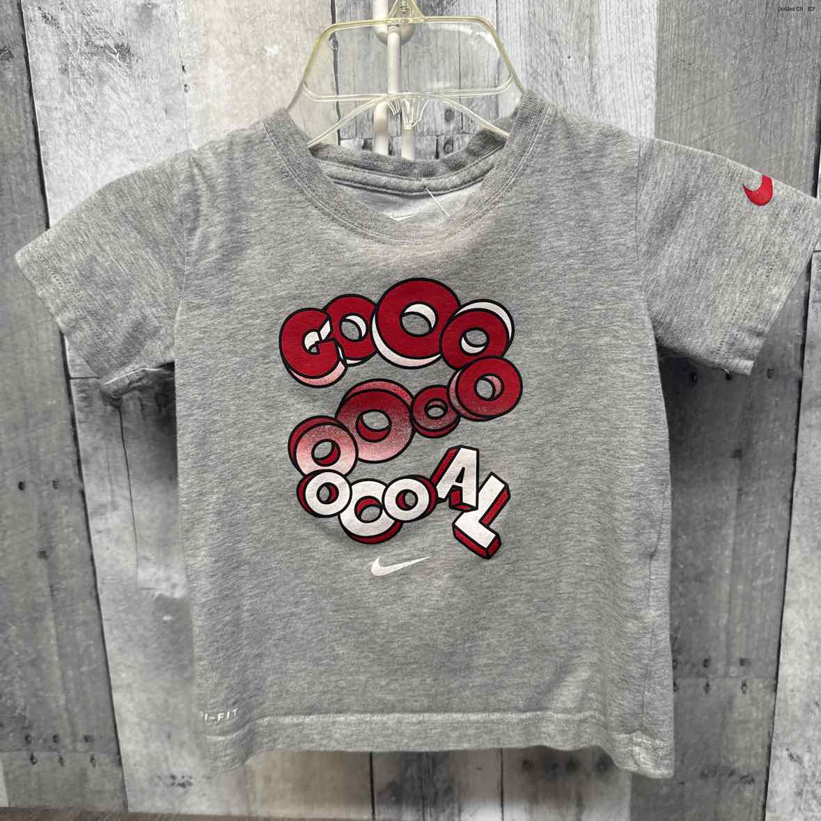 Size 4T Gray Sport Brand T Shirt