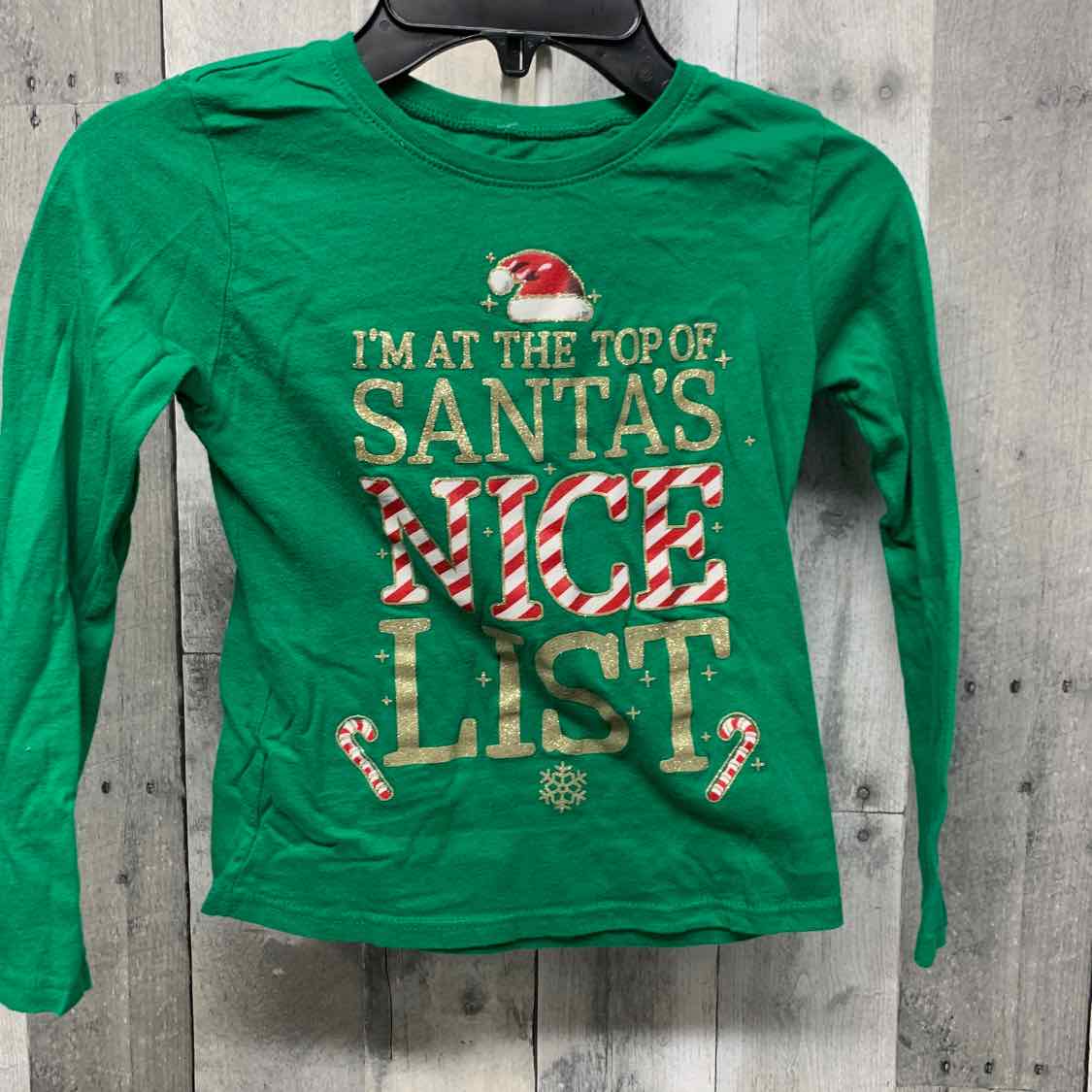 Size 5/6 Green Children's Place Long Sleeve Shirt