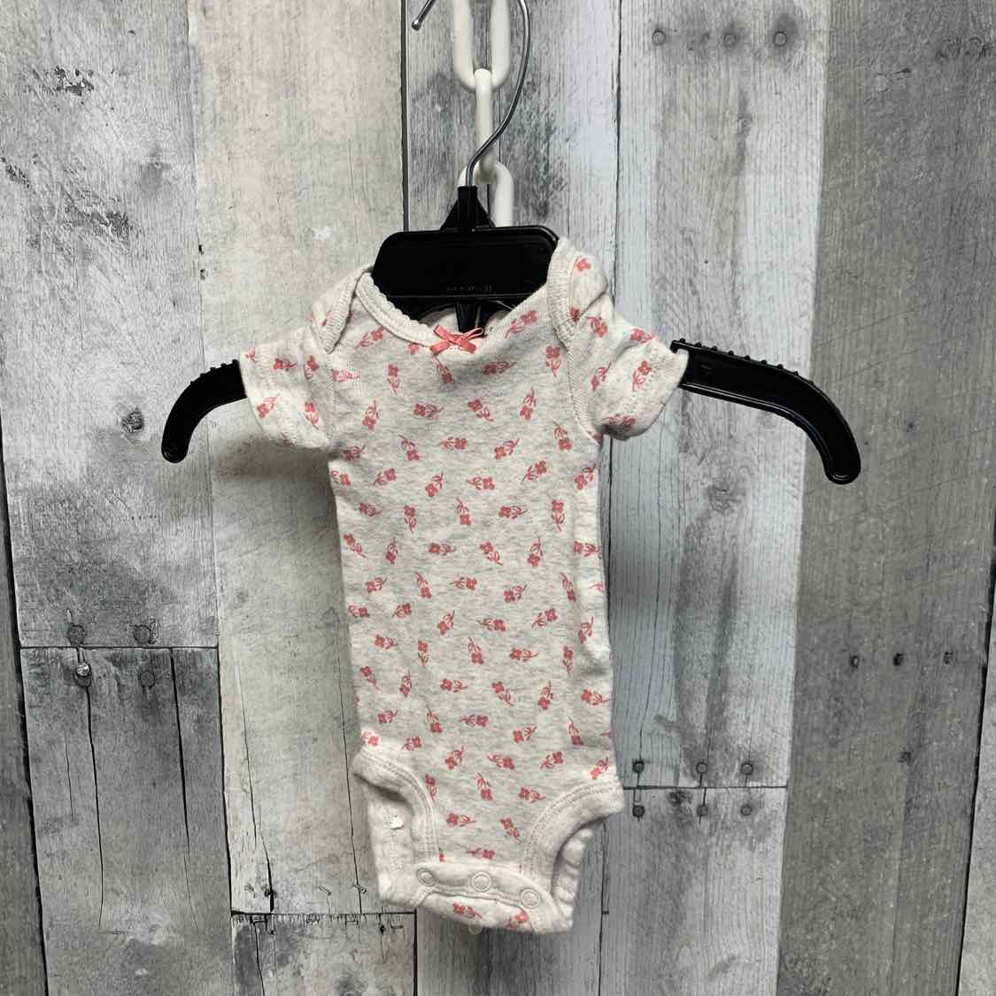 Size Preemie Gray/Pink Child of Mine Bodysuit