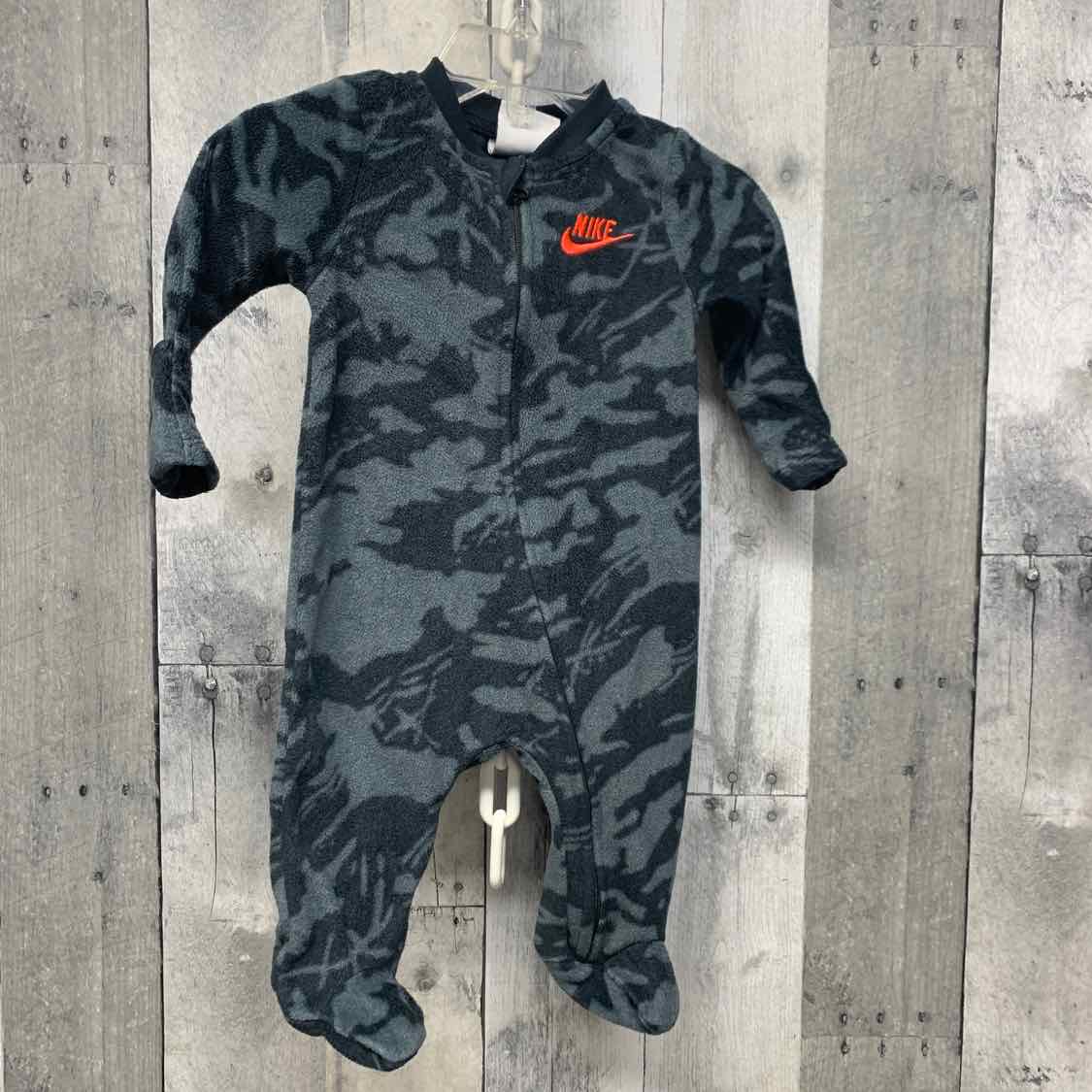 Size 3 Months Teal Graphic Sport Brand Footy PJs