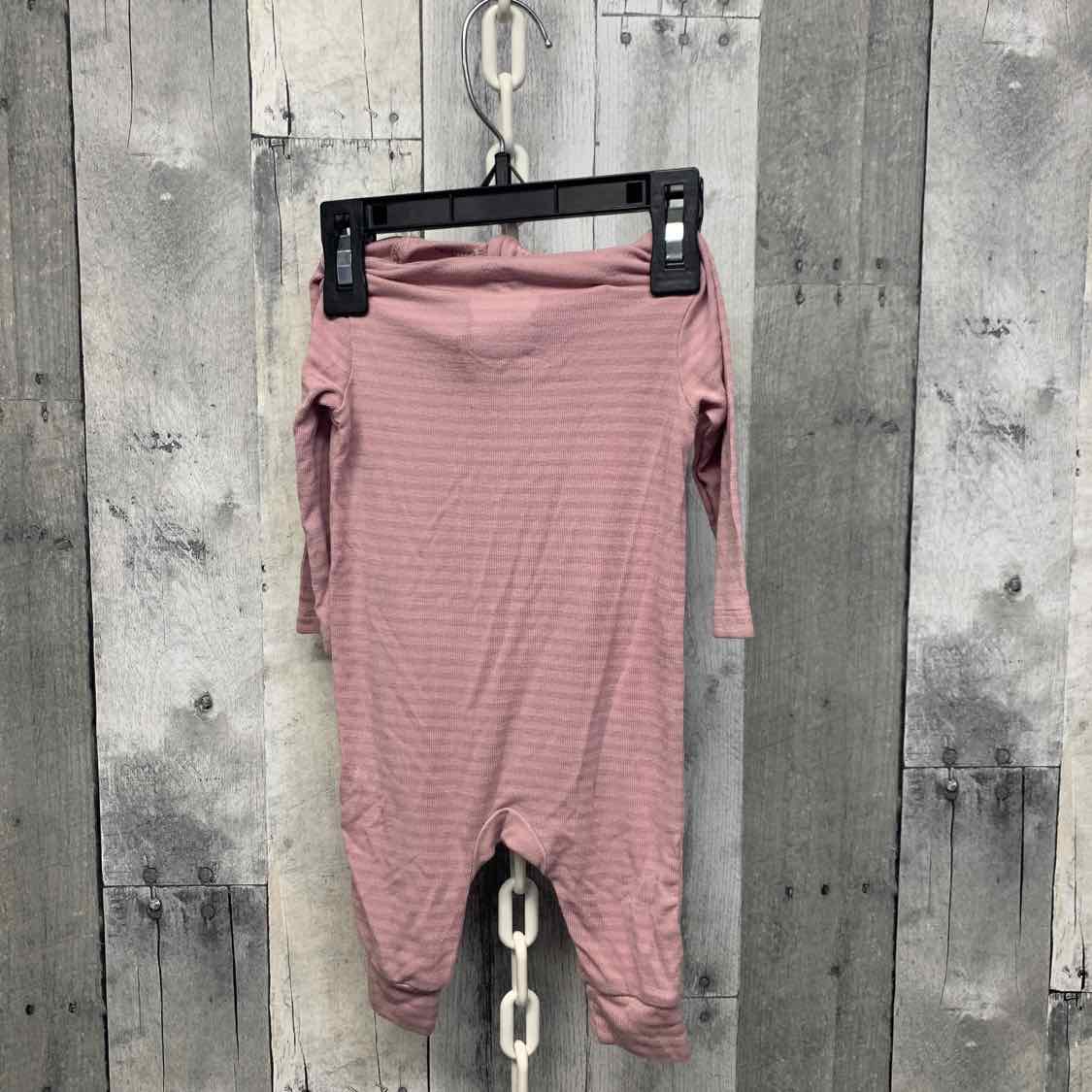 Size 0-3 Months Pink Cloud Island Footy PJs