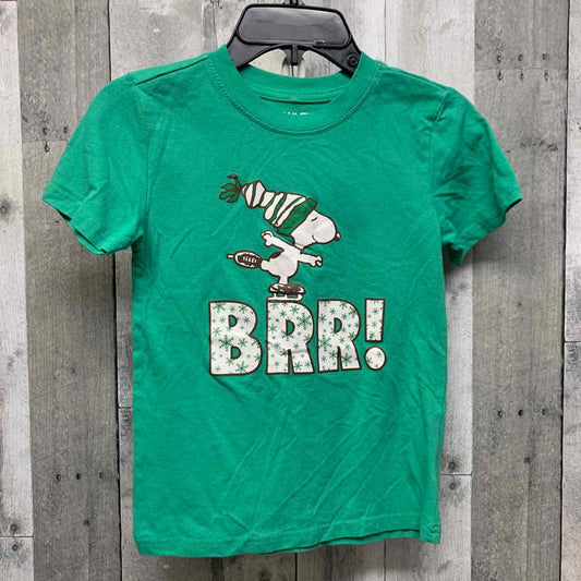 Size 5/6 Green Peanuts T Shirt