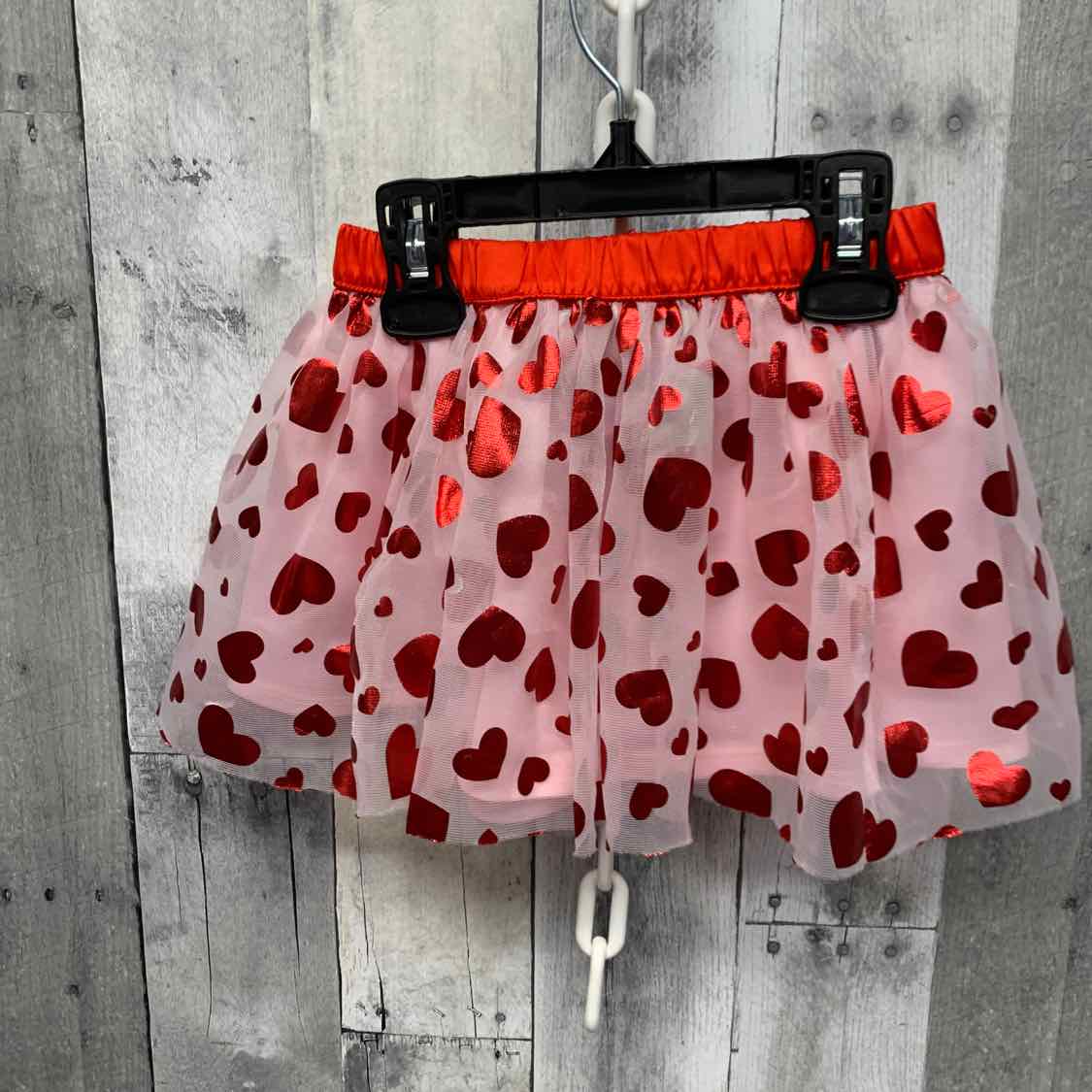 Size 2T Pink/Red Holiday Brands Skirt - Athletic