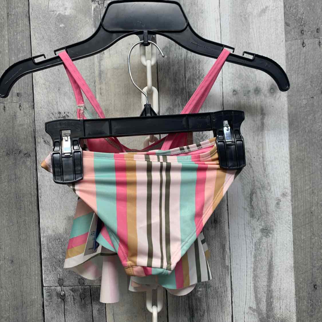 Size 4/5 Pink/Green Arizona Swim Suit - 2pc+