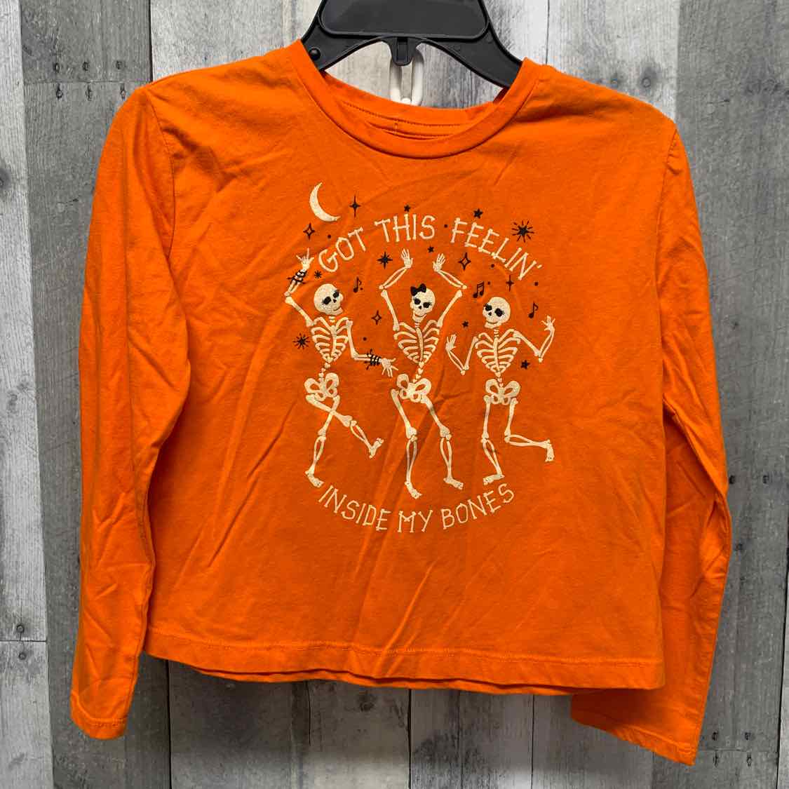 Size 5T Orange Holiday Brands Long Sleeve Shirt