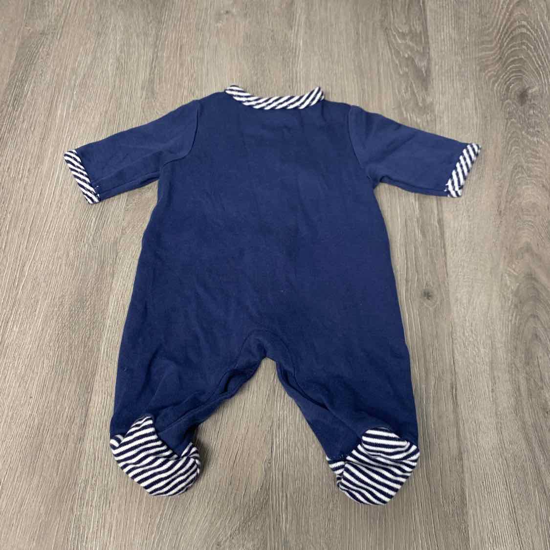 Size Preemie Blue Little Me Footy PJs