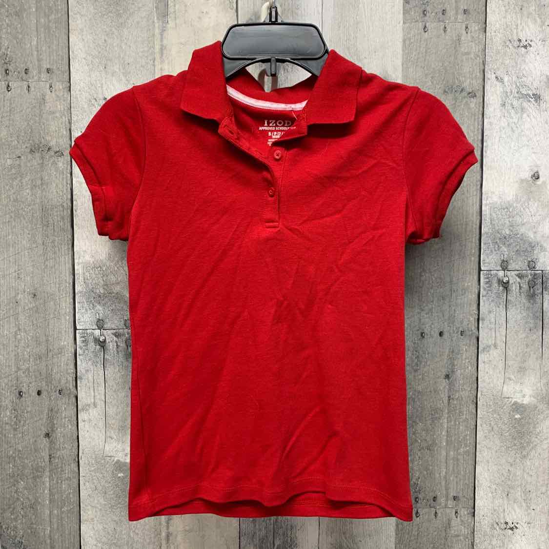Size 7/8 Red Izod Polo