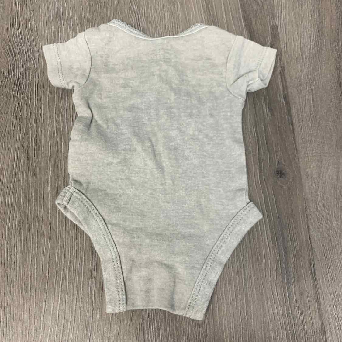 Size Preemie Gray Gerber Bodysuit