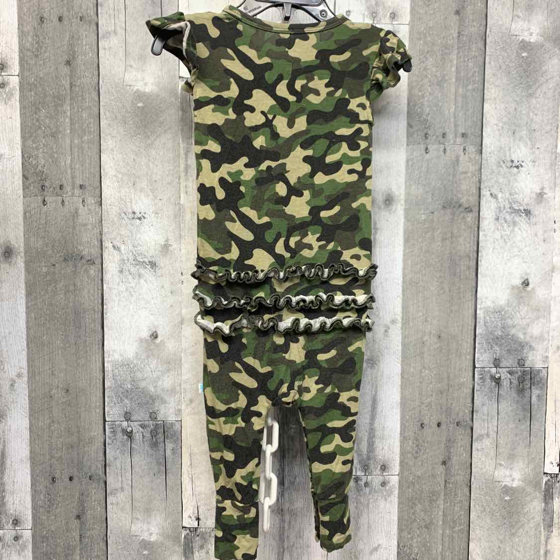 Size 12-18 Months Green Camo Posh Peanut Romper