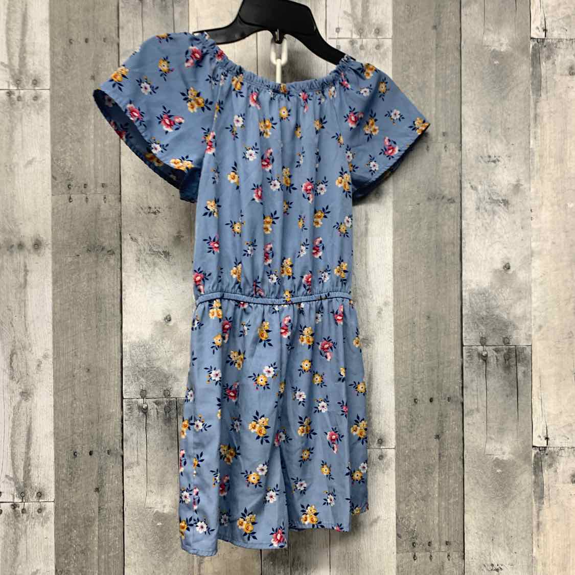 Size 10 Blue Print Lily Bleu Romper