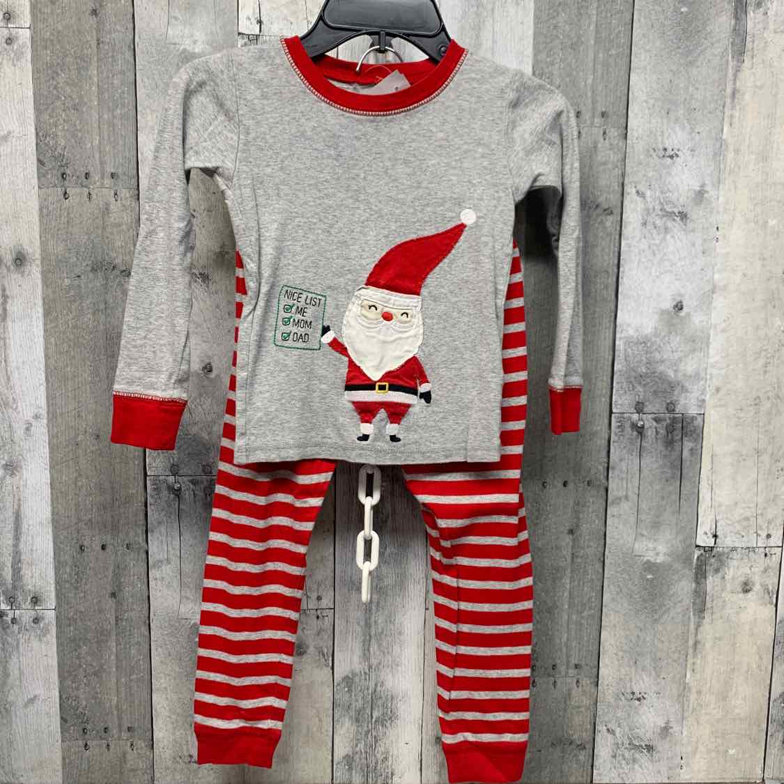 Size 5T Gray/Red Just One You 2pc PJs
